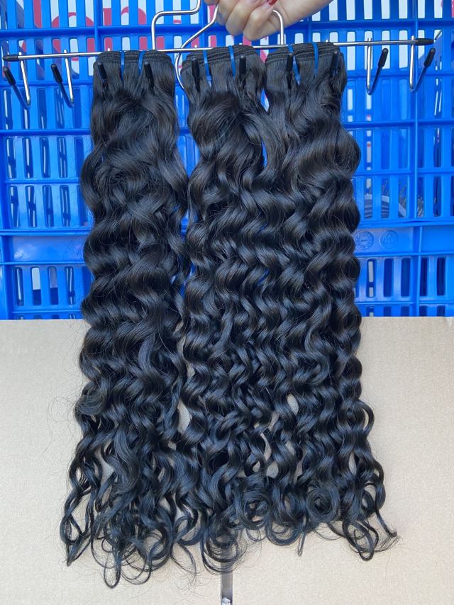 Donor Hairs Mink Hair A Water Wave Virgin Hair Bundles