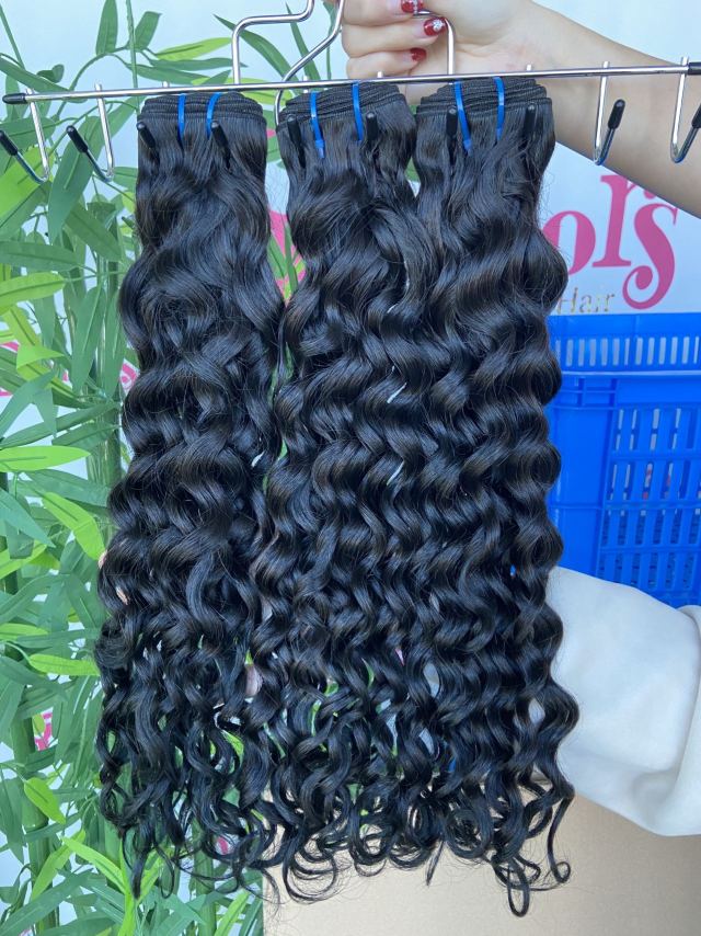 Donor Hairs Mink Hair A Water Wave Virgin Hair Bundles