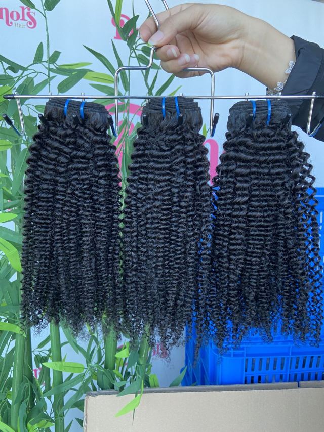 Donor Hairs Mink Hair A Kinky curly Virgin Hair Bundles