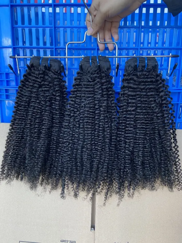 Donor Hairs Mink Hair A Kinky curly Virgin Hair Bundles