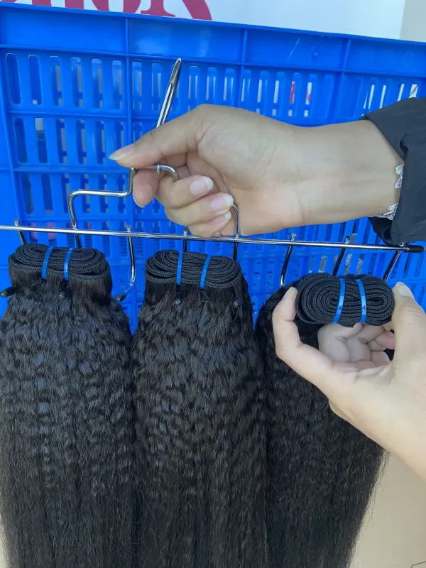 Donor Hairs Mink Hair A Kinky Straight Virgin Hair Bundles