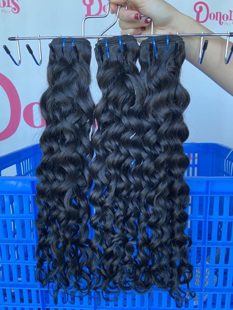 Donor Hairs Mink Hair A Water Wave Virgin Hair Bundles