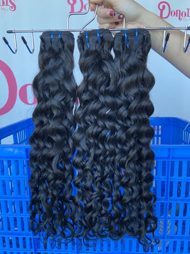 Donor Hairs Mink Hair A Water Wave Virgin Hair Bundles