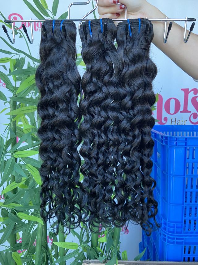 Donor Hairs Mink Hair A Water Wave Virgin Hair Bundles