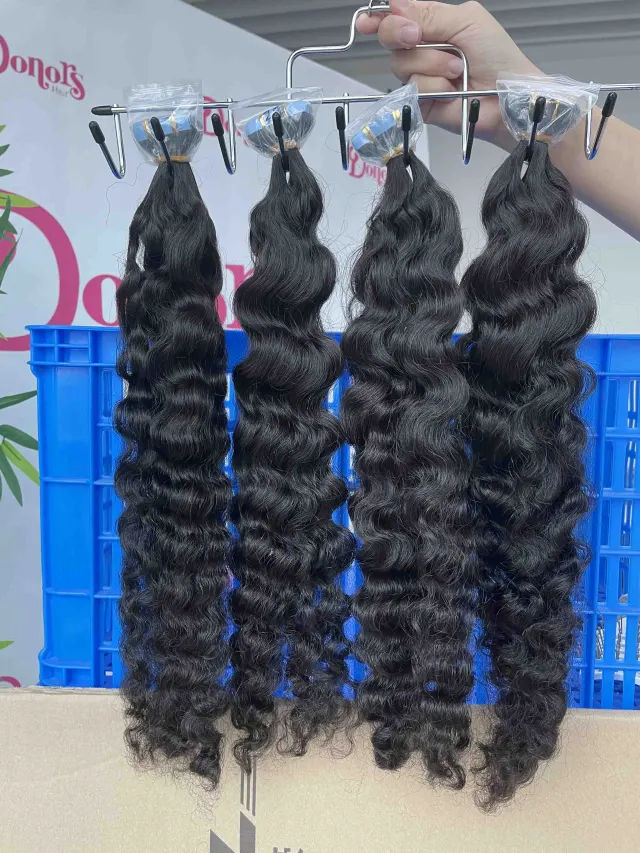 Donors 16&quot;-30&quot; Raw Tape in Hair Burmese Curly Extensions Human Hair, Remy Tape in Hair Extensions Tape in Human Hair 50g 20pcs