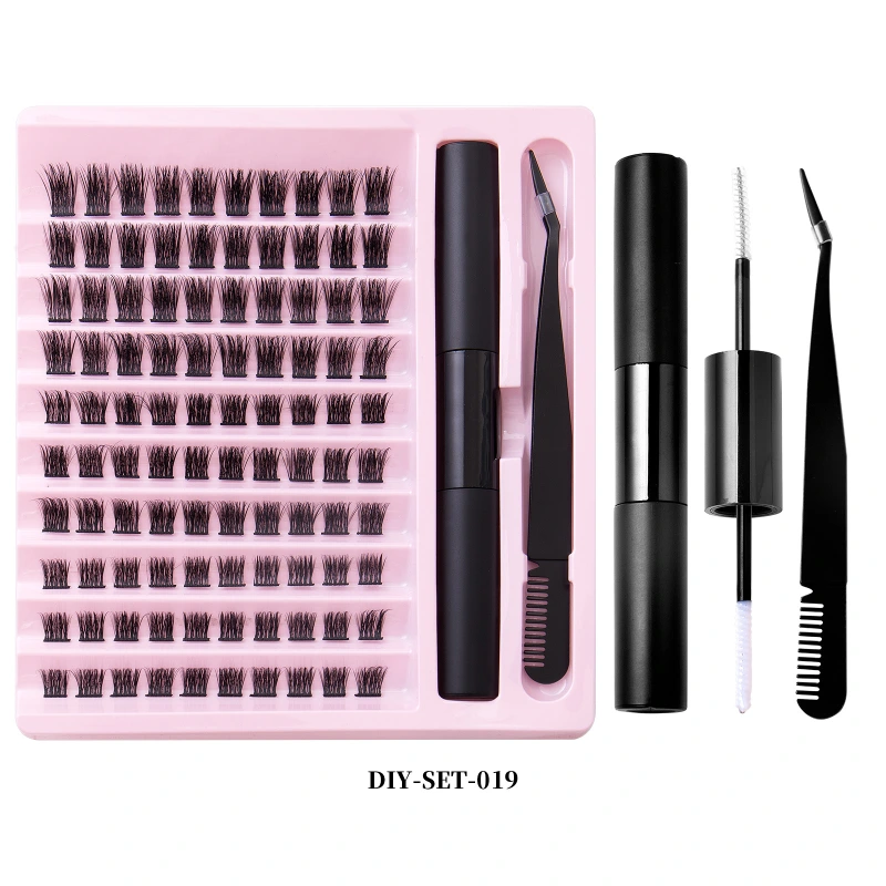 DIY Lash Extension Kit False eyelashset natural section DIY graftingeyelashes