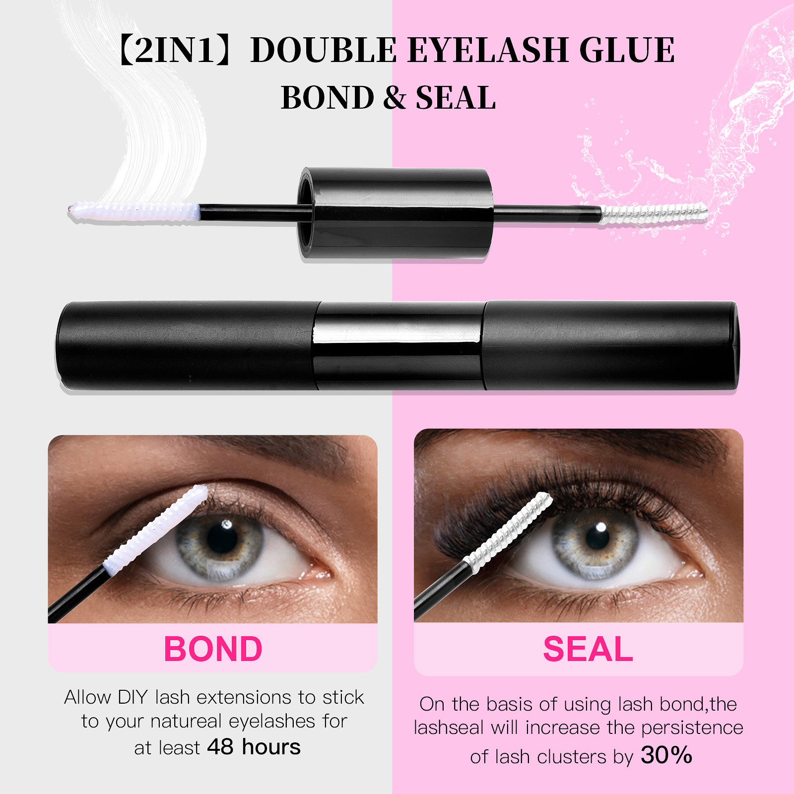 DIY Lash Extension Kit False eyelashset natural section DIY graftingeyelashes