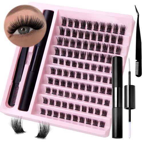 DIY Lash Extension Kit False eyelashset natural section DIY graftingeyelashes