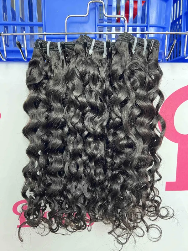 Donor Hairs Mink Hair A Italian curly Virgin Hair Bundles