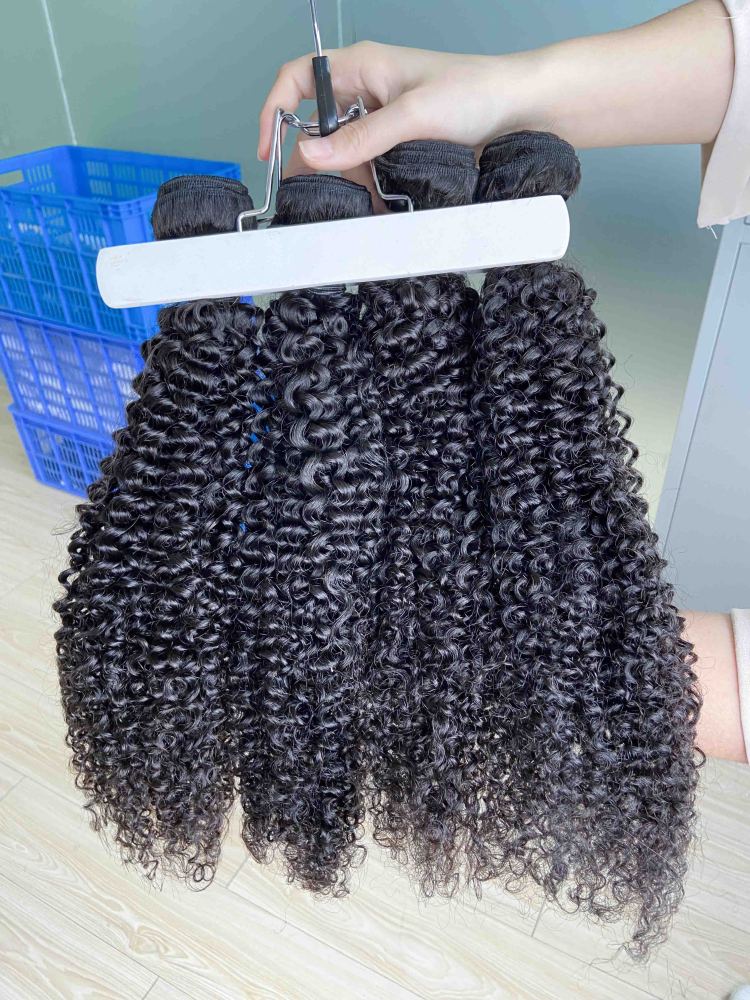 Donors Hair Natural colour Mink Jerry Curly 3 Bundles Deal Hair 100% Human Hair 