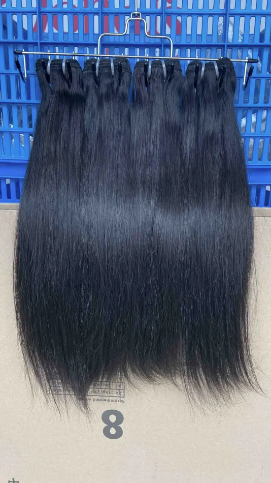 Donors 3 Bundles Afforable Straight Raw Hair with & 4x4 Transparent Lace Closure