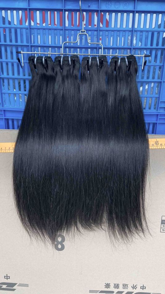 Donors Hair Raw Straight 3 Bundles Dale 100% Human Hair Natural Colour