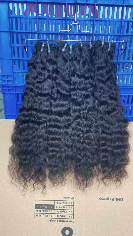Donors Hair Raw Canbodian Wavy 3 Bundles with &  13x4 Transparent Lace Frontal