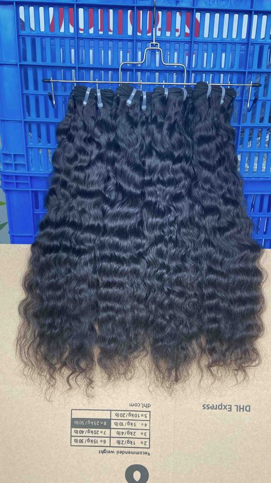 Donors Hair Raw Canbodian Wavy 3 Bundles with &amp;  13x4 Transparent Lace Frontal