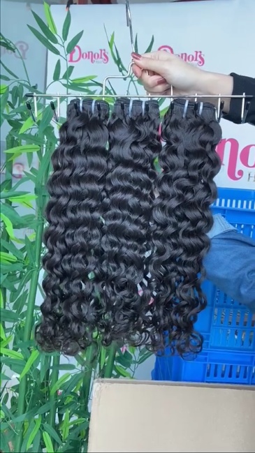 Donor Hairs Mink Hair A Italian curly Virgin Hair Bundles