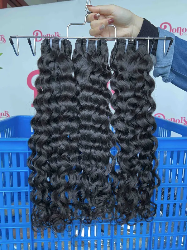 Donor Hairs Mink Hair A Italian curly Virgin Hair Bundles