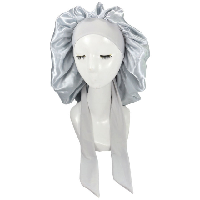 Bonnet Hair Kit Cotton Silk Plain Floral Striped Polka Dot