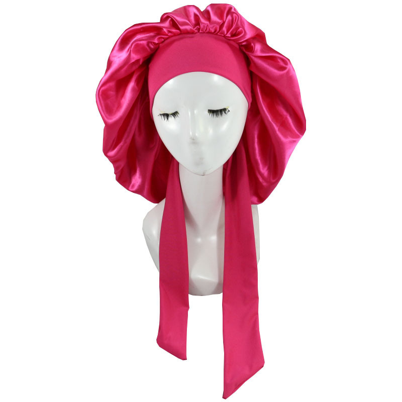 Bonnet Hair Kit Cotton Silk Plain Floral Striped Polka Dot