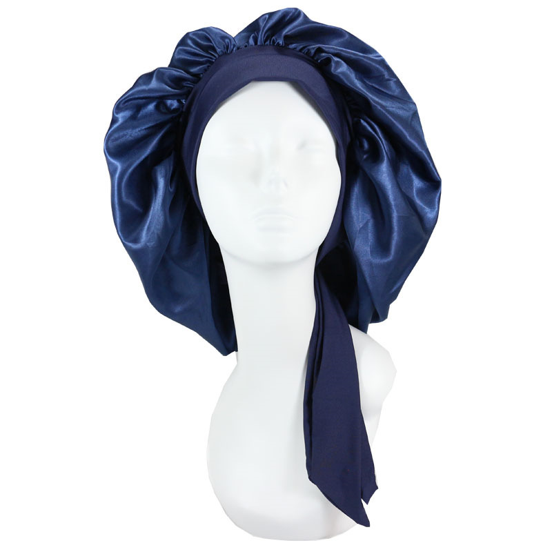 Bonnet Hair Kit Cotton Silk Plain Floral Striped Polka Dot