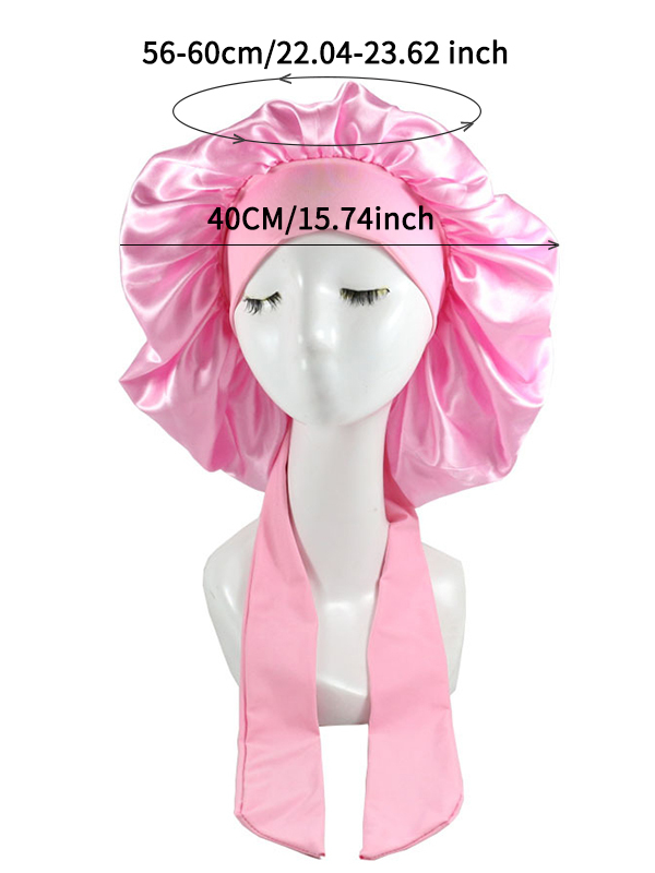 Bonnet Hair Kit Cotton Silk Plain Floral Striped Polka Dot