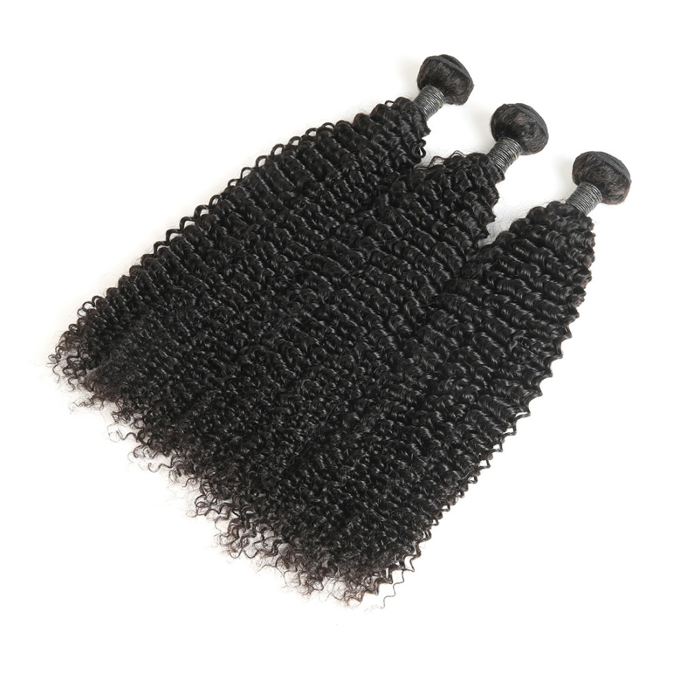 Donors Hair Natural colour Mink Kinky Curly Wave Bundle Hair 100% Human Hair 