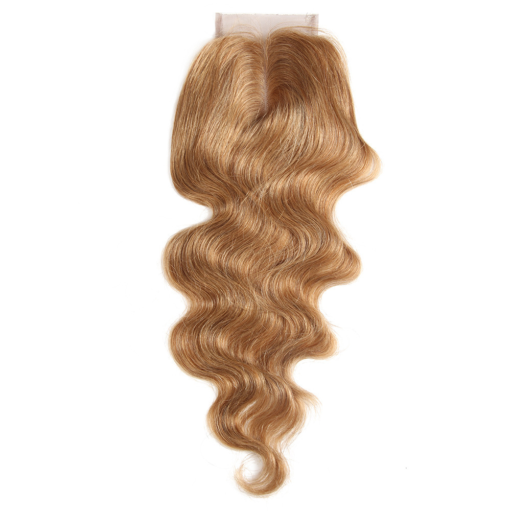 DonorsHair Colour Hair Body Wave Transparent Lace 4*4 Closure Hair 100%human hair