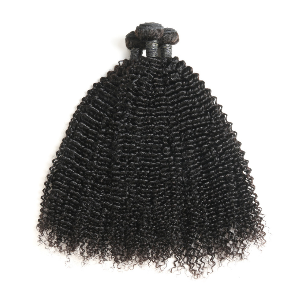 Donors Hair Natural colour Mink Kinky Curly Wave Bundle Hair 100% Human Hair 
