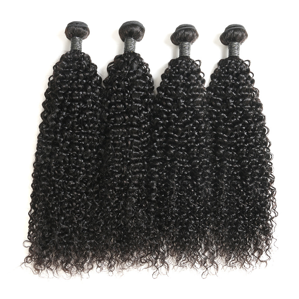 Donors Hair Natural colour Mink Jerry Curly Bundle Hair 100% Human Hair 
