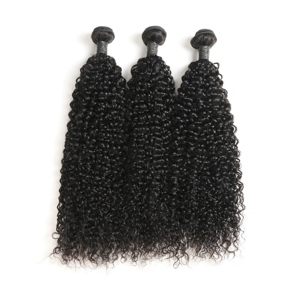 Donors Hair Natural colour Mink Jerry Curly Bundle Hair 100% Human Hair 