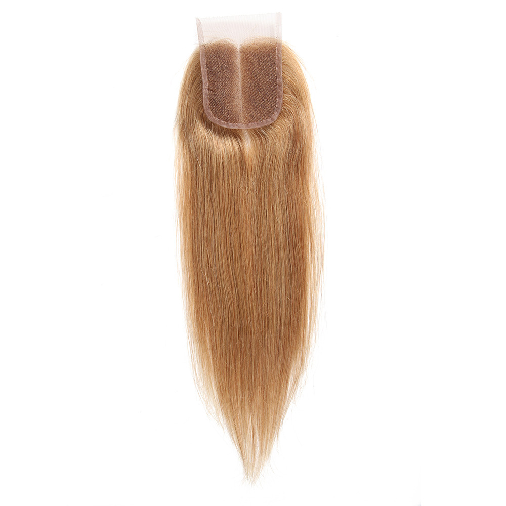 DonorsHair Colour Hair Straight Transparent Lace 4*4 Closure Hair 100%human hair