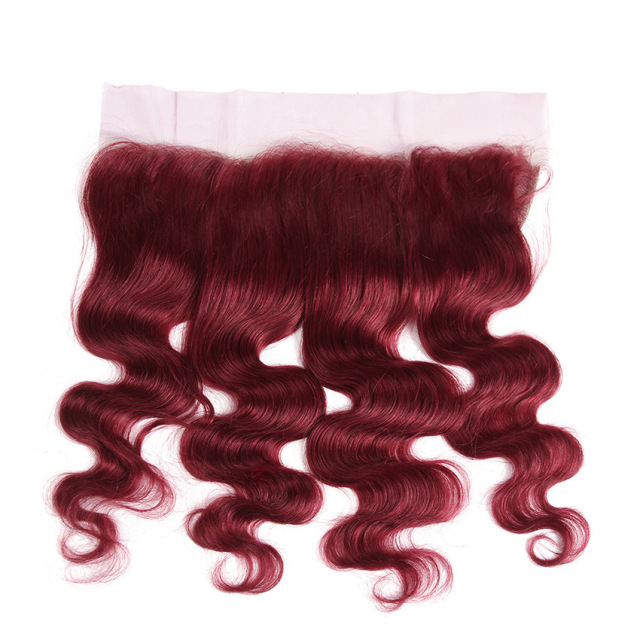 DonorsHair Colour Hair Body Wave Transparent Lace 13*4 Closure Hair 100%human hair