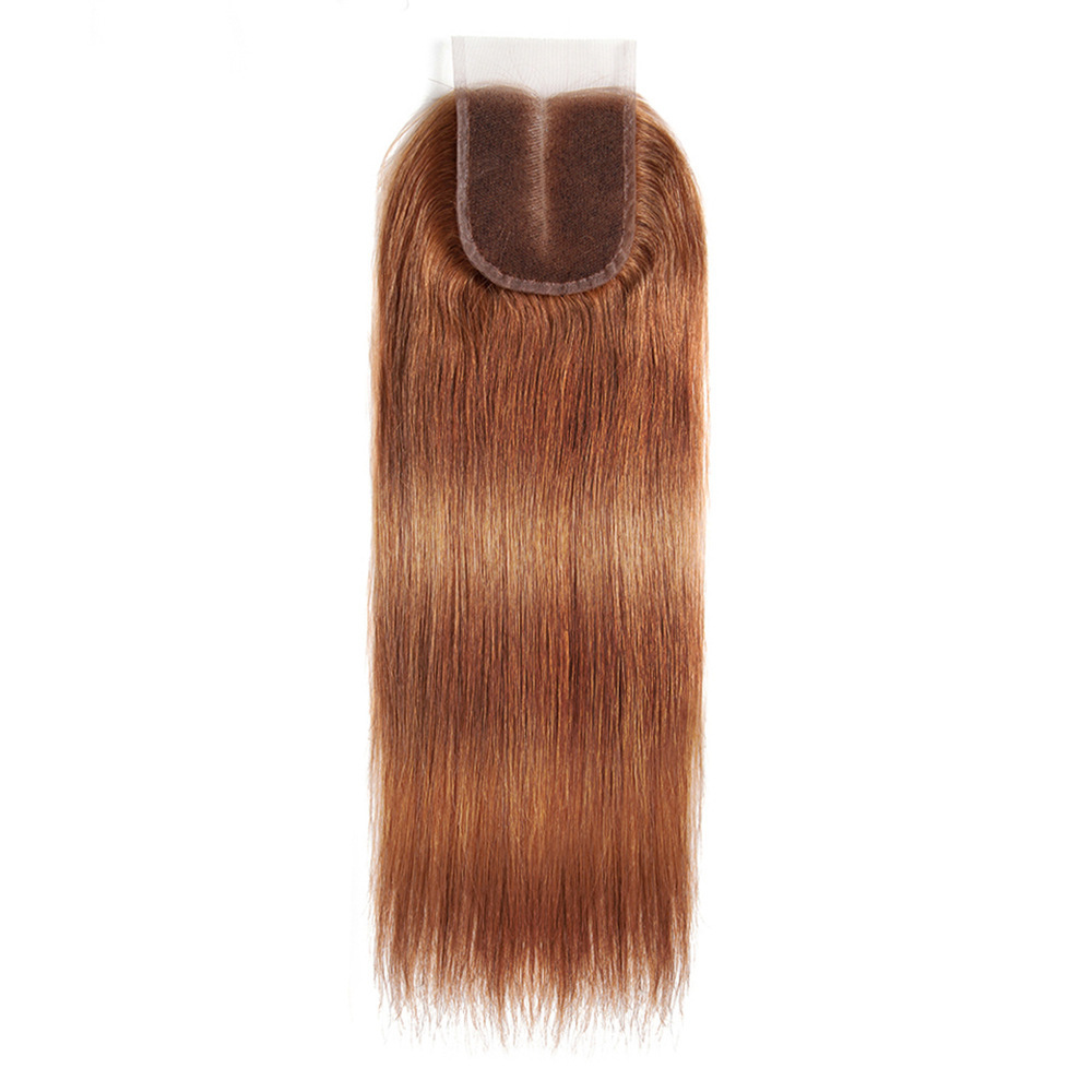 DonorsHair Colour Hair Straight Transparent Lace 4*4 Closure Hair 100%human hair