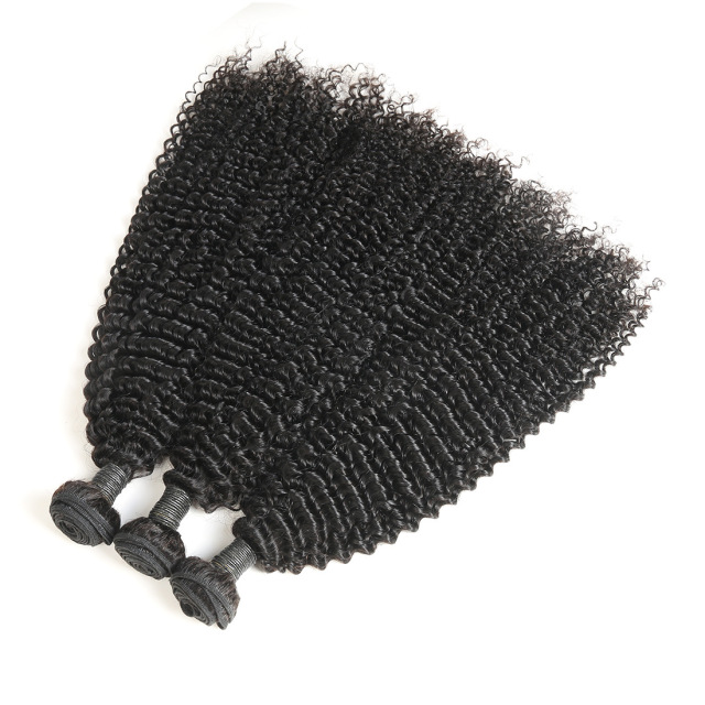 Donors Hair Natural colour Mink Kinky Curly Wave Bundle Hair 100% Human Hair 