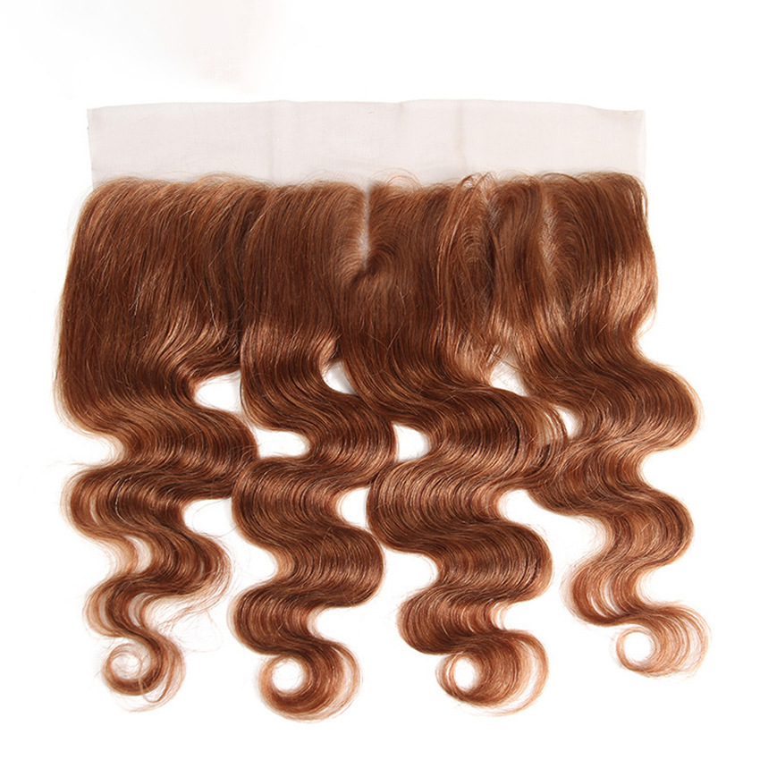 DonorsHair Colour Hair Body Wave Transparent Lace 13*4 Closure Hair 100%human hair