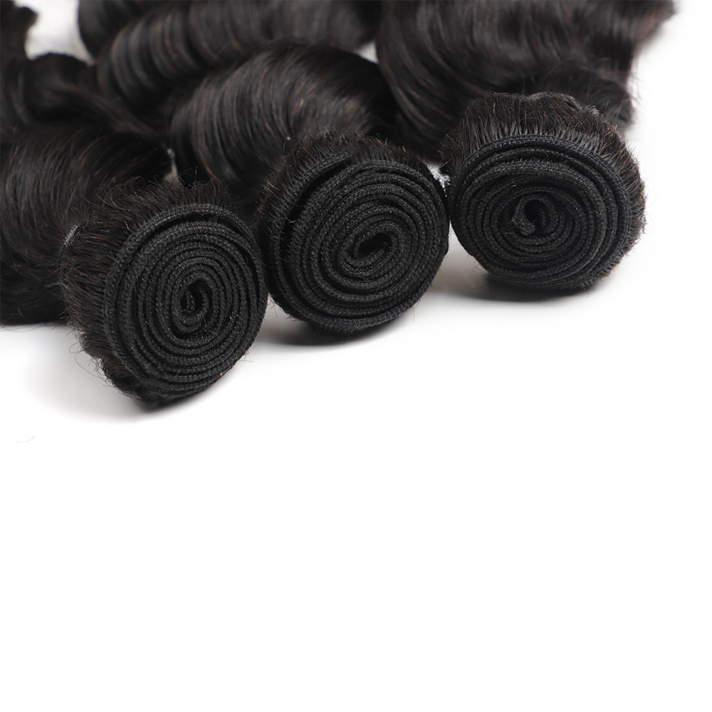 Donors Hair Natural colour Mink Loose Deep Bundle Hair 100% Human Hair 