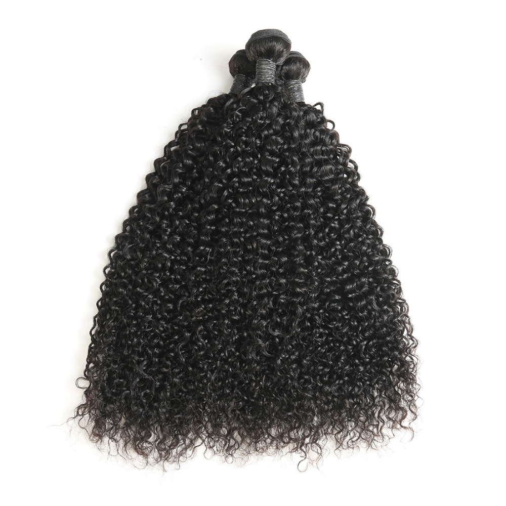 Donors Hair Natural colour Mink Jerry Curly Bundle Hair 100% Human Hair 