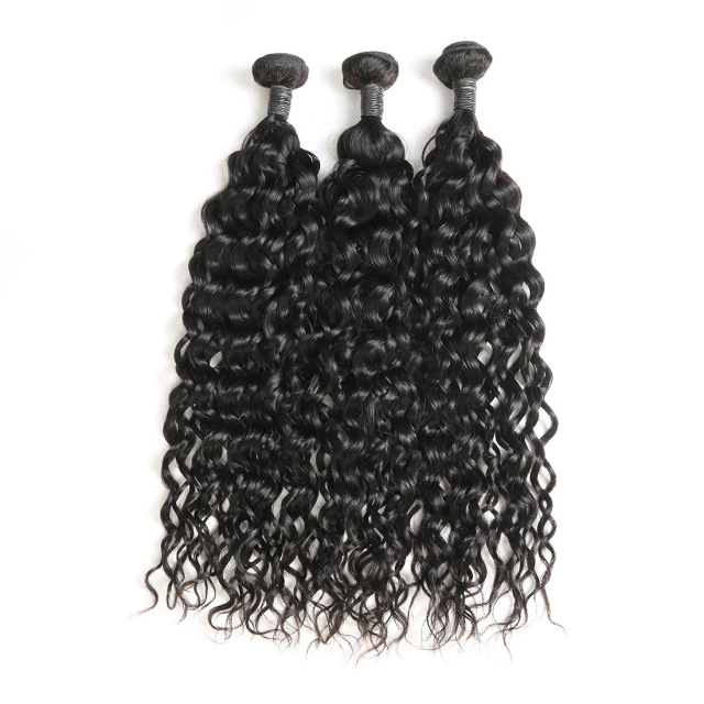 Donors Hair Natural colour Mink Water Wave Bundle Hair 100% Human Hair 