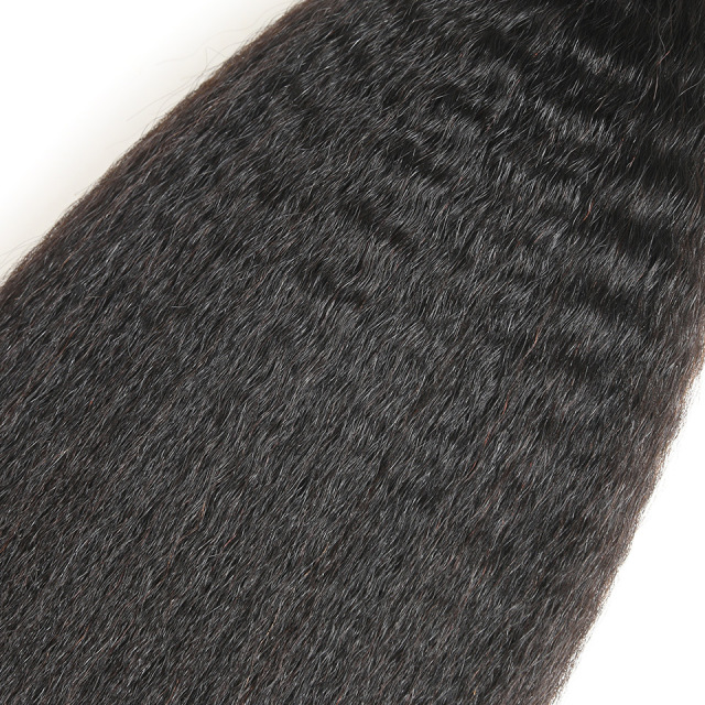 Donors Hair Natural colour Mink Kinky Straight Bundle Hair 100% Human Hair 