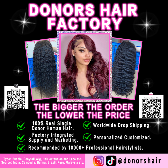 Donors Hair #30 Colored Straight 13x4/4x4 transparen Lace 100% Human Hair Wig 180%Density