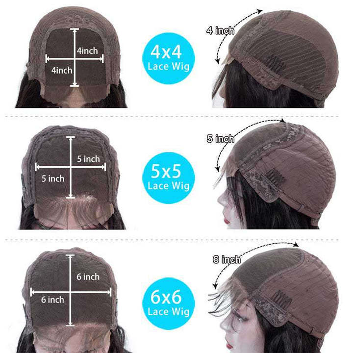 Donors Natural colour Raw Hair All Wigs 13*4 HD / Transparent Full Lace Closure Wig 100%humhair hair 300%Density