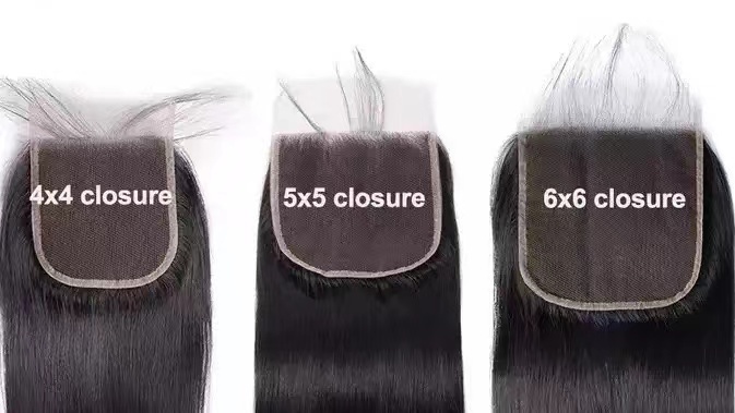 Donors Hair Raw Indian Curly 6x6 HD / Transparent Lace Closure 100% Human Hair Baby Hair