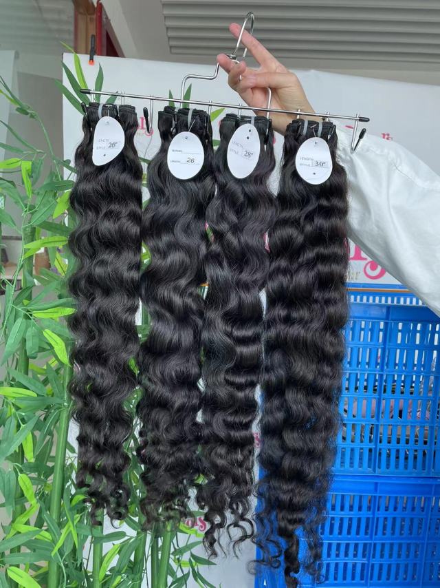 Donors Raw Burmese Wavy Hair 5x5 HD / Transparent Lace Closure 100% Human Hair Baby Hair