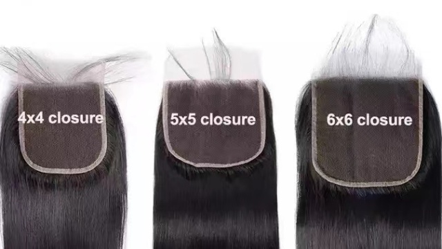 Donors Hair Raw Brazilian Wavy 4x4 Transparent / HD Lace Closure 100% Human Hair Baby Hair