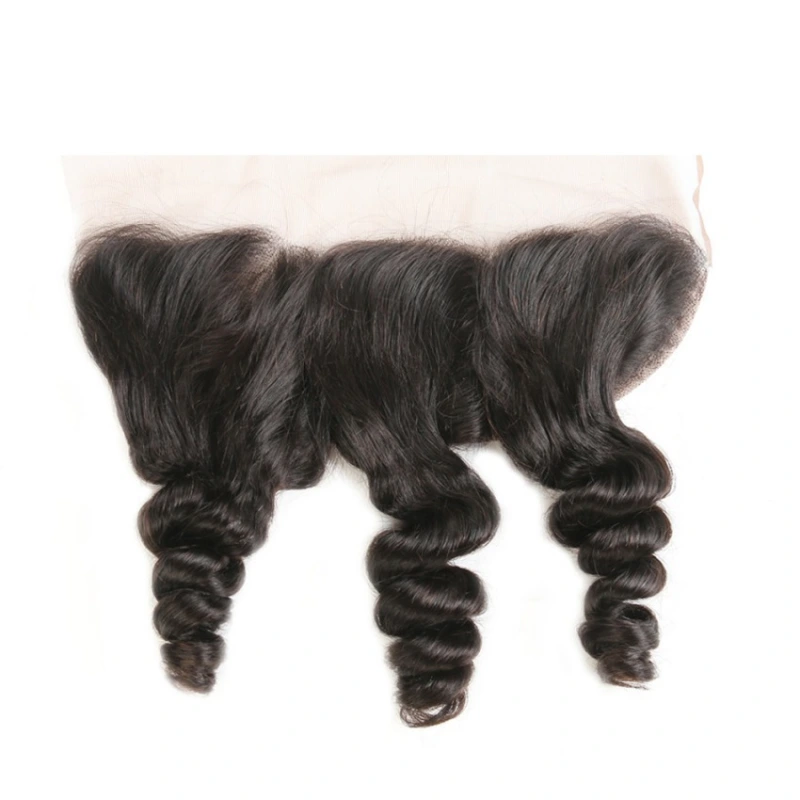 Donors Hair Mink Loose Wave 13*4 HD Lace Closure 100% Human Hair
