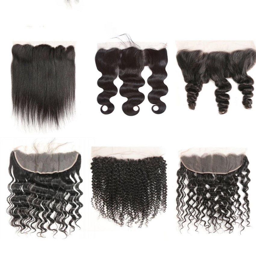 Donors Hair Mink Jerry Curly 13*4 HD Lace Closure 100% Human Hair