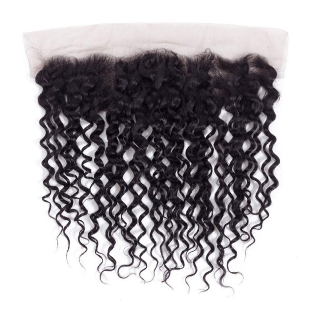 Donors Hair Mink Water Wave 13*4 HD Lace Closure 100% Human Hair