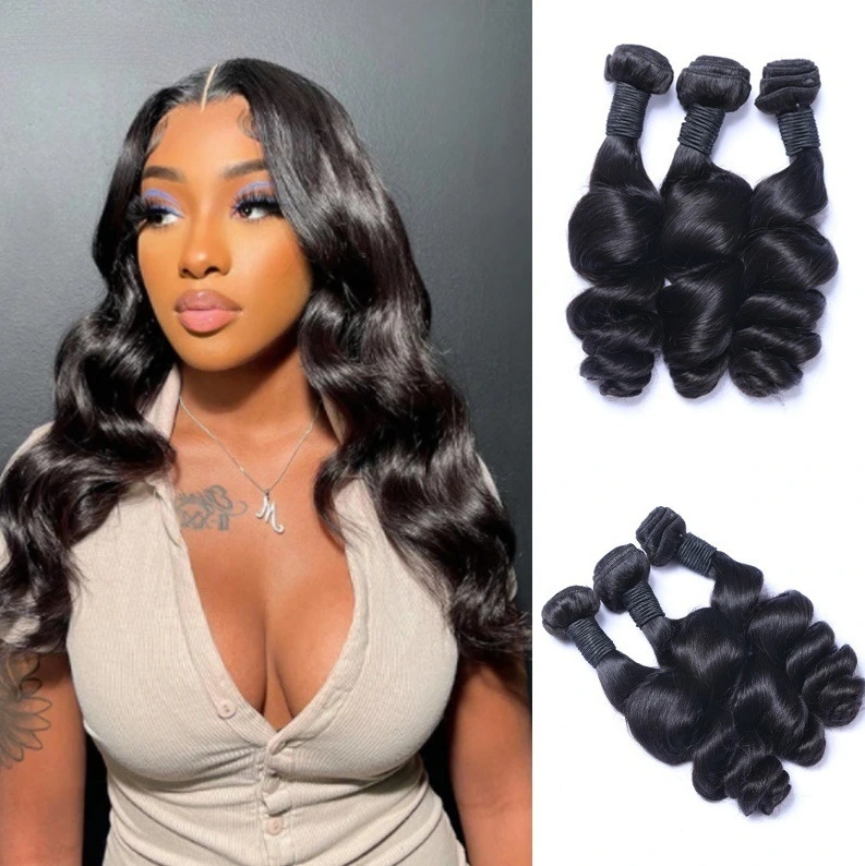 Donors Hair Mink Loose Wave 13*4 HD Lace Closure 100% Human Hair