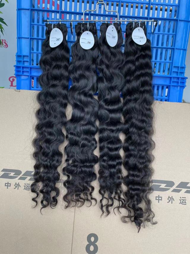 Donors Hair Raw Indian Natural Curly 4x4 Transparent / HD Lace Closure 100% Human Hair Baby Hair