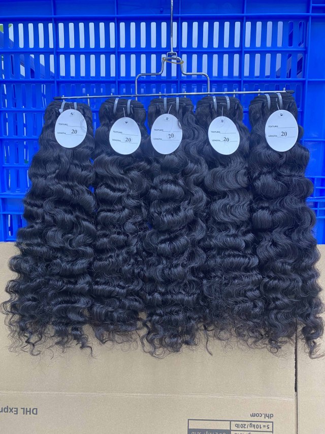 Donors Hair Raw Burmese Curly 3 Bundles Dale 100% Human Hair Natural Colour