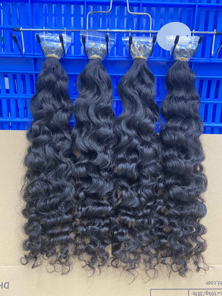 Donors 16"-30" Raw Tape in Hair Burmese Curly Extensions Human Hair, Remy Tape in Hair Extensions Tape in Human Hair 50g 20pcs